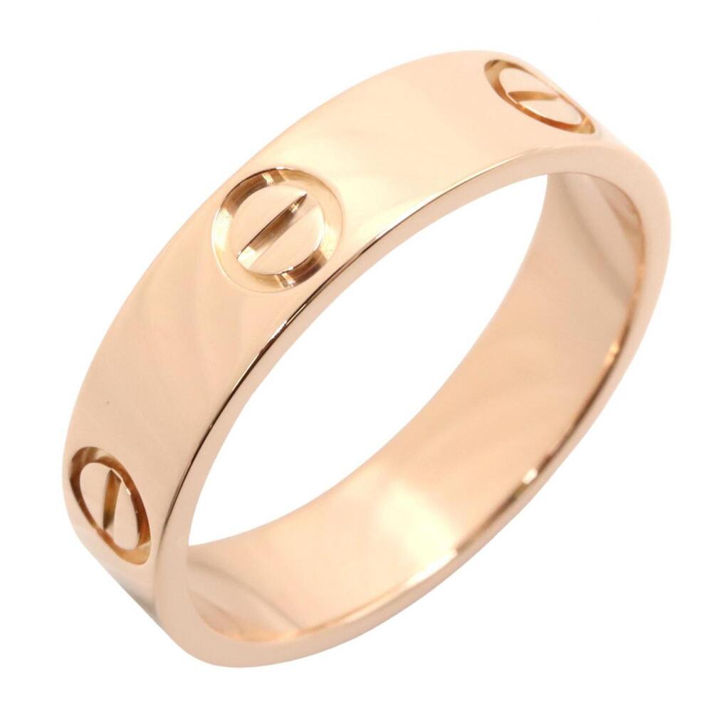 Cartier Love Ring, 18K Pink Gold (PG), Men's/Women's, Tone, B4084600